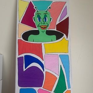 alien painting